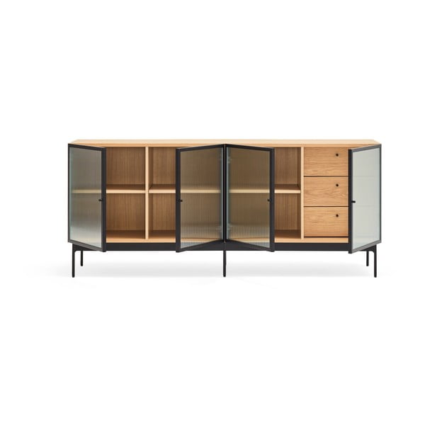 Vitrína v dekoru dubu 180x78 cm Blur - Teulat-image-3