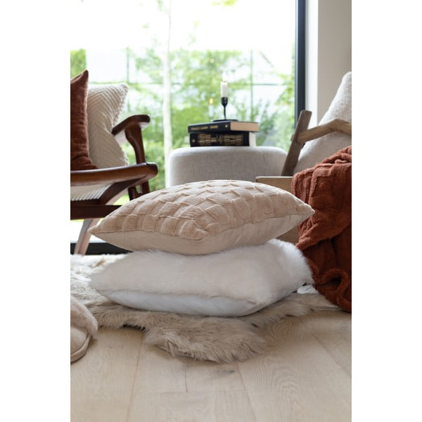 Dekorační polštář z mikroplyše 45x45 cm Rava – Tiseco Home Studio-image-2