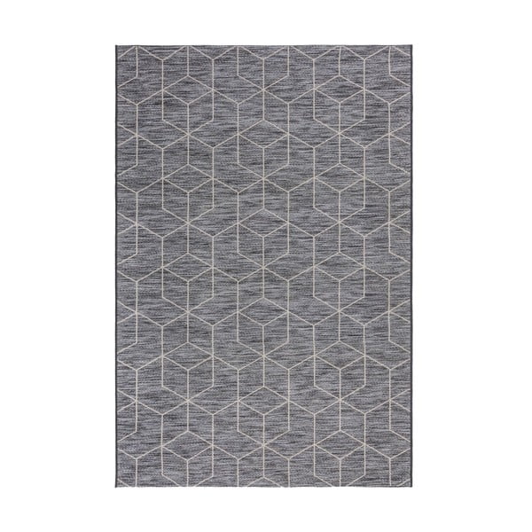 Šedý venkovní koberec 170x120 cm Napoli - Flair Rugs