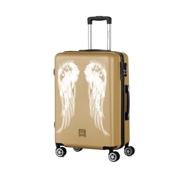 Cestovní kufr ve zlaté barvě Berenice Wings, 71 l