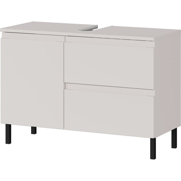 Krémová nízká skříňka pod umyvadlo 80x56 cm Salinas – Germania
