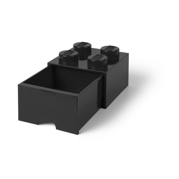 Černý úložný box čtverec LEGO®-image-4