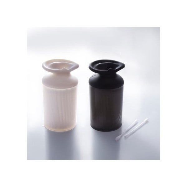 Zásobník vatových tyčinek Ear Container, černý-image-1