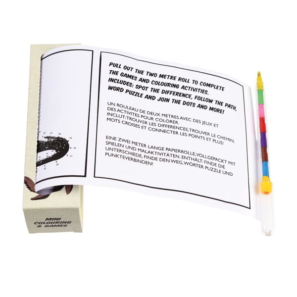 Cestovní sada dětských omalovánek a rébusů Rex London Prehistoric-image-4