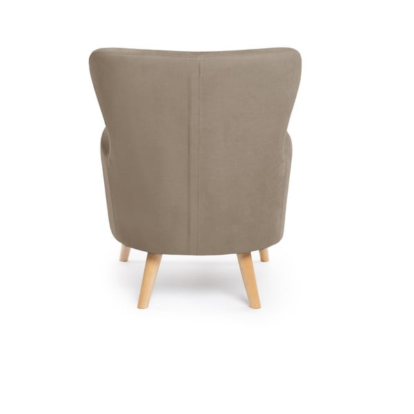 Béžové křeslo ušák Noemye – Bonami Selection-image-4