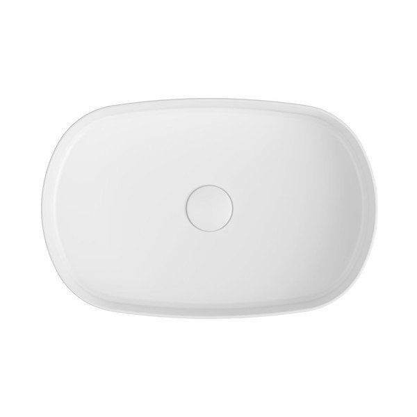 Bílé keramické umyvadlo Sapho Infinity Oval, 55 x 36 cm-image-2
