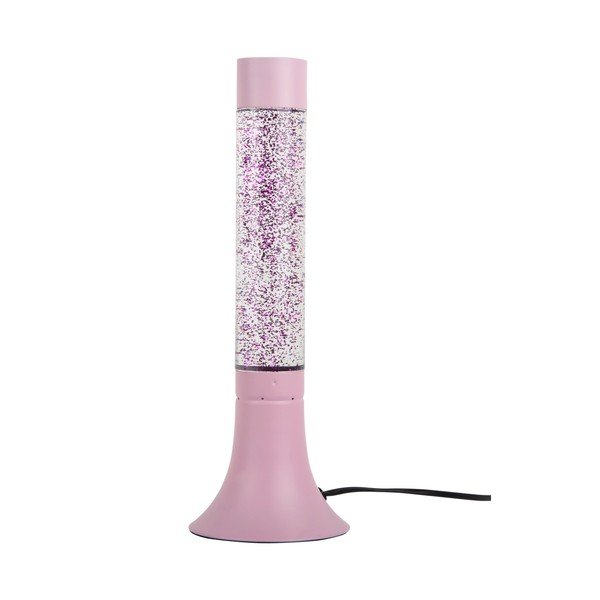 Růžová stolní lampa se skleněným stínidlem (výška 37,5 cm) Astro Glittler – Leitmotiv