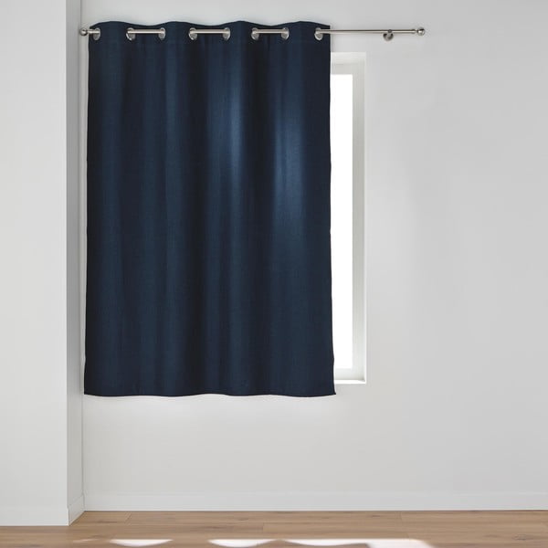 Tmavě modrý zatemňovací závěs 140x180 cm Crepuscule – douceur d'intérieur