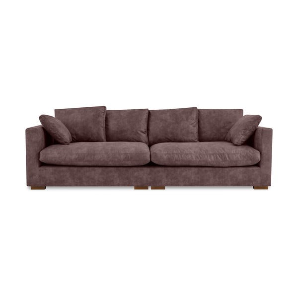 Tmavě hnědá pohovka 266 cm Comfy – Scandic