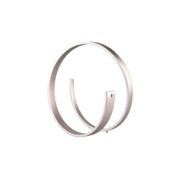 Šedá LED stolní lampa s hlasovým ovládáním/s ovládáním pomocí mobilní aplikace s kovovým stínidlem (výška 45 cm) Cinardi – CINQUE-image-1