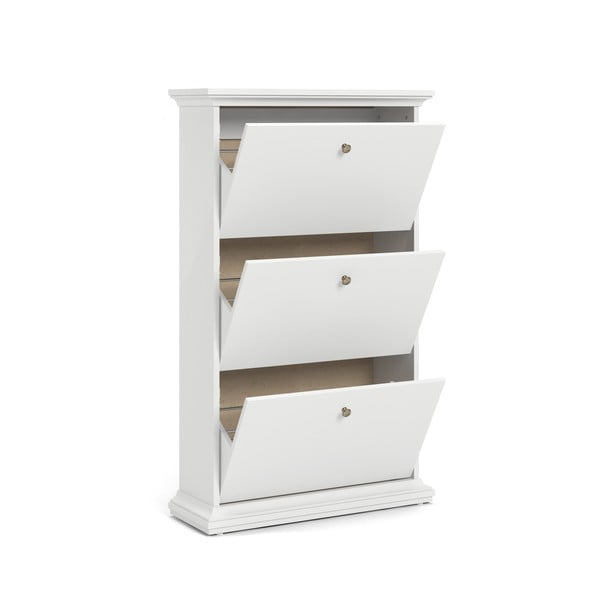 Bílý výklopný botník Paris – Tvilum-image-2