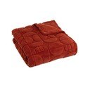 Deka z mikroplyše v cihlové barvě 130x160 cm Mid Century – Casa Selección