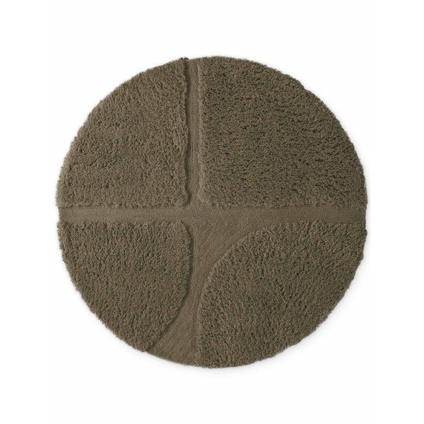Khaki ručně tkaný kulatý koberec ø 160 cm Lambeth Jasper – Ted Baker