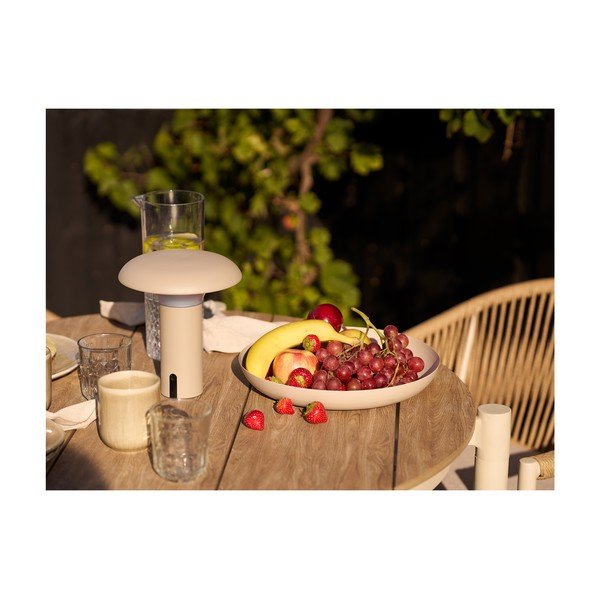 Kovový kulatý zahradní jídelní stůl ø 90 cm Abela – House Nordic-image-3