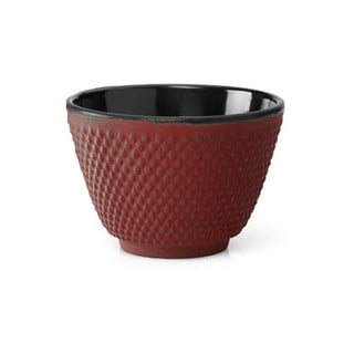 Sada 2 červených litinových hrnečků na čaj Bredemeijer Xilin, ⌀ 7,8 cm