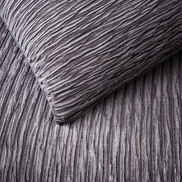 Šedé povlečení na dvoulůžko 200x200 cm Allure Sparkle – Catherine Lansfield-image-1