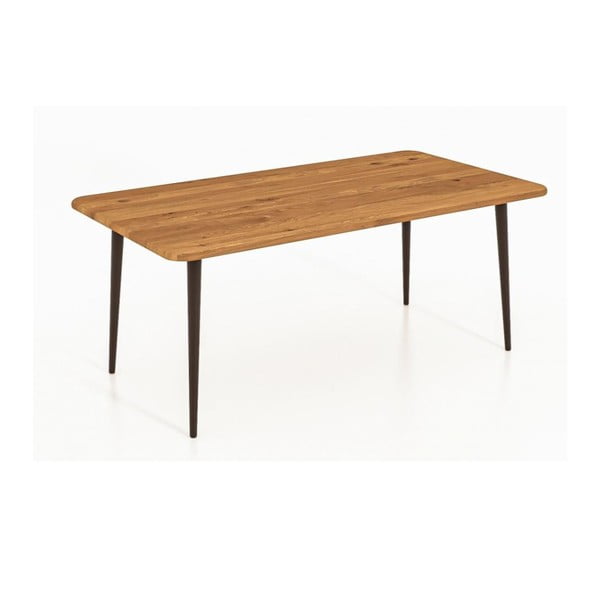 Konferenční stolek z dubového dřeva v přírodní barvě 60x110 cm Kula – The Beds
