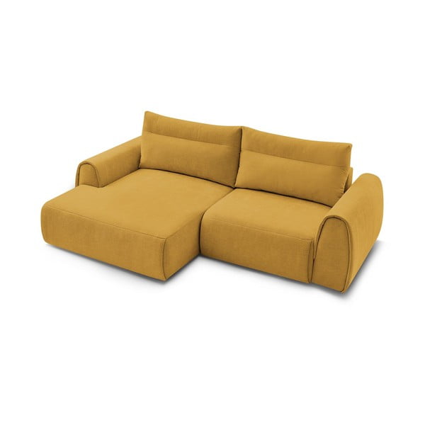 Okrově žlutá rohová pohovka Aden – Bobochic Paris-image-3