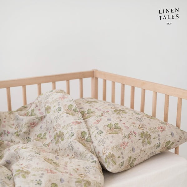 Lněné dětské povlečení na jednolůžko 140x200 cm – Linen Tales-image-4