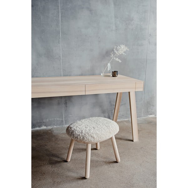 Psací stůl z jasanového dřeva EMKO 4.9, 140 x 70 cm-image-1