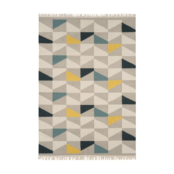 Koberec Asiatic Carpets Geo Mustard, 160 x 230 cm
