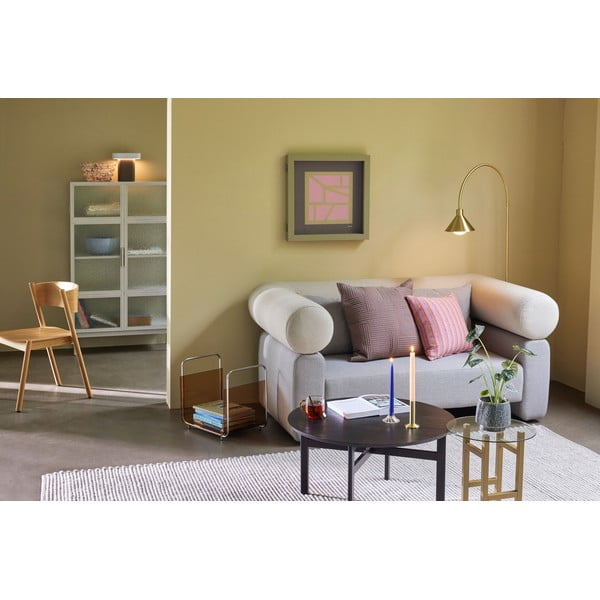 Kulatý odkládací stolek se skleněnou deskou ø 40 cm Elevate – Hübsch-image-3