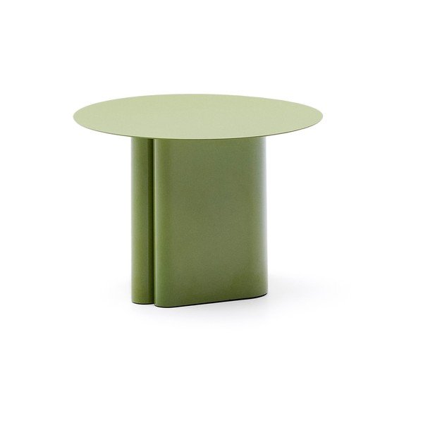 Kovový kulatý odkládací stolek ø 55 cm Arvin – Kave Home