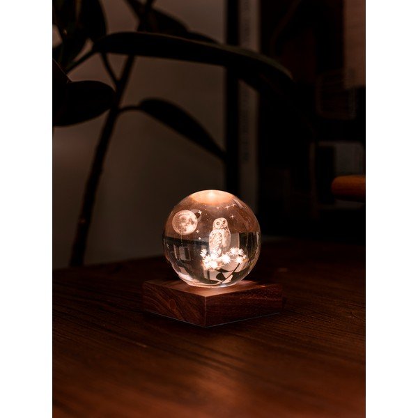 Přenosná světelná dekorace na USB ø 8 cm Amber – Gingko-image-3