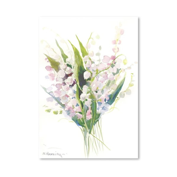 Plakát Pink Lilies od Suren Nersisyan