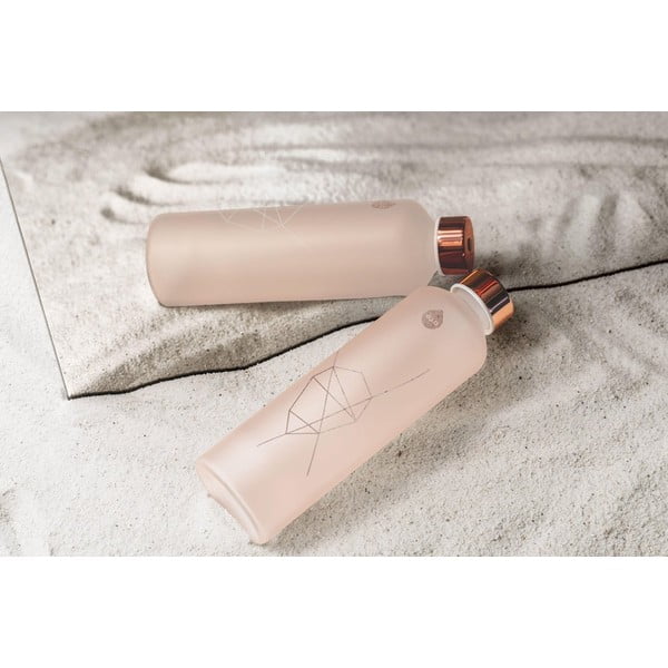 Láhev z borosilikátového skla Equa Mismatch Gingko, 750 ml-image-3