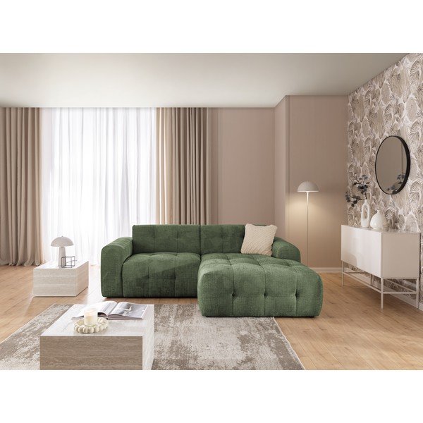 Zelená rohová pohovka (pravý roh/s lenoškou) Melva – Ropez-image-3