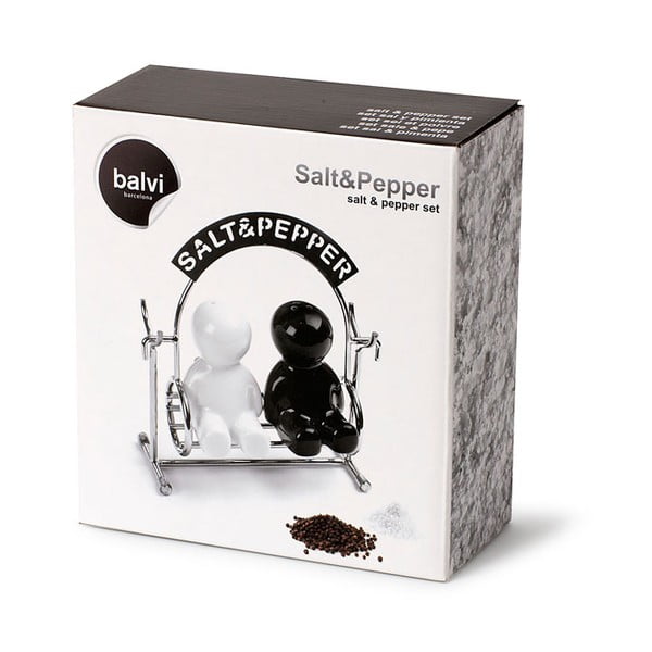 Slánka a pepřenka se stojánkem Salt & Pepper – Balvi-image-2