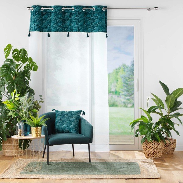 Sametový dekorační polštář 40x40 cm Palmina – douceur d'intérieur-image-1