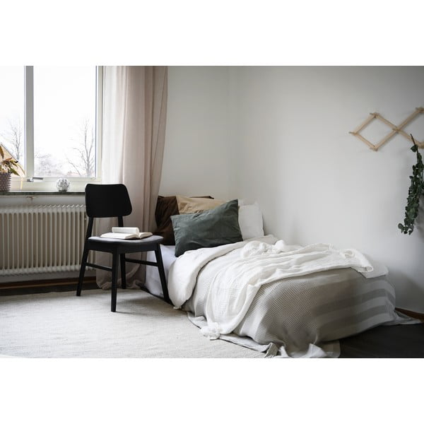 Černá jídelní židle s tmavě šedým podsedákem Rowico Nagano-image-3