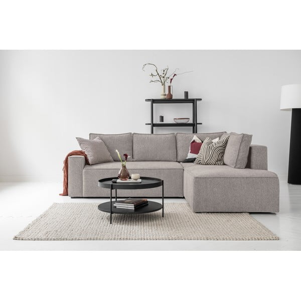 Béžová rozkládací rohová pohovka (pravý roh) Brave Dave – Miuform-image-3