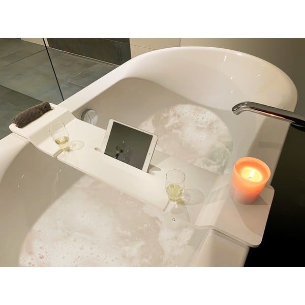 Bílá police do vany Wenko Matera, délka 94 cm-image-1