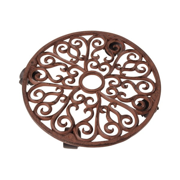 Kovový pojízdný podstavec pod květináč ø 34,5 cm Ornament – Esschert Design-image-4