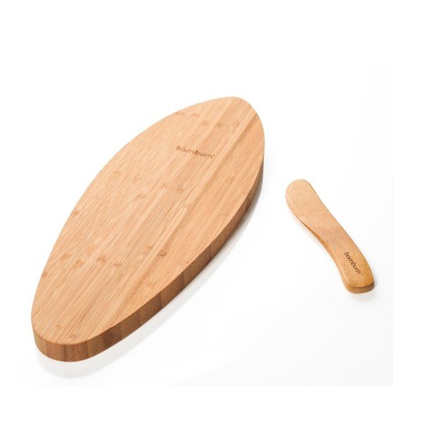 Bambusový podnos s nožem na sýry Bambum Fiera-image-2