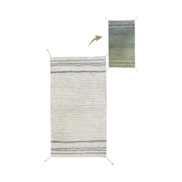 Zeleno-modrý bavlněný koberec 80x140 cm Twin Vintage – Lorena Canals-image-1