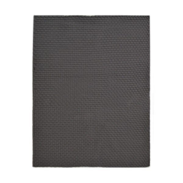 Tmavě šedý koberec z recyklovaných PET lahví The Rug Republic Lydus, 230 x 160 cm