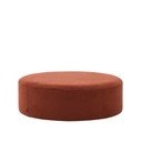 Taburet v terakotové barvě z textilie bouclé Kaeli – Kave Home