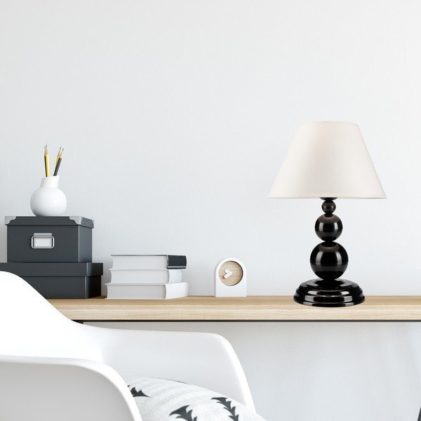 Černá stolní lampa - LAMKUR-image-1