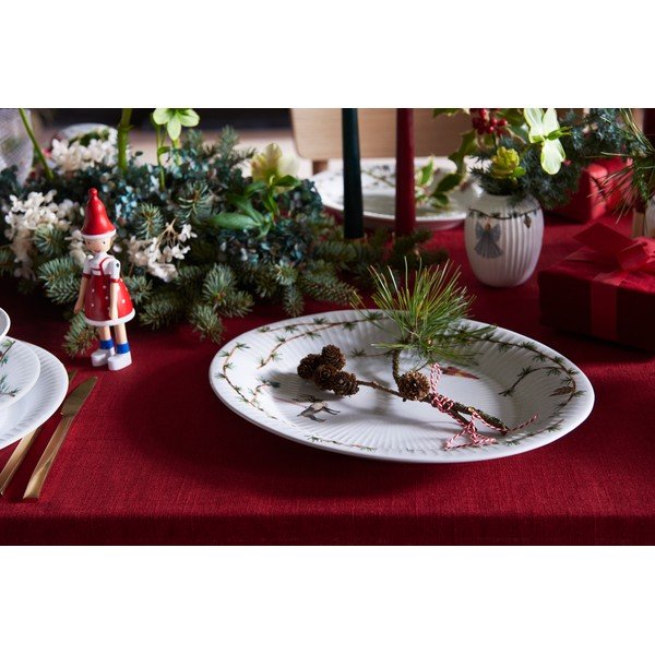 Porcelánový tác s vánočním motivem 27x34 cm Hammershøi Christmas – Kähler Design-image-1