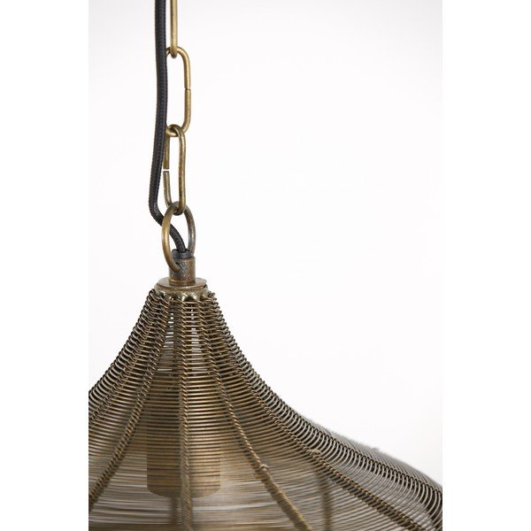 Kovové závěsné svítidlo v bronzové barvě ø 36 cm Alvaro – Light & Living-image-4