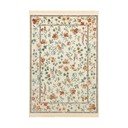 Krémový koberec z viskózy 95x140 cm Oriental Flowers – Nouristan