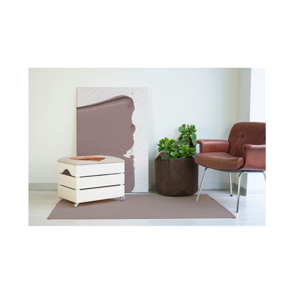 Bílý úložný box se sedátkem Really Nice Things Heart, 50 x 35 cm-image-1