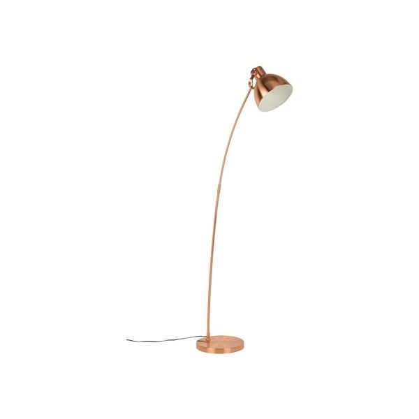 Měděná stojací lampa White Label Blush