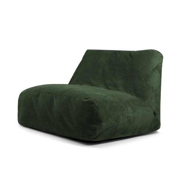 Zelený manšestrový sedací vak Sofa Tube – SLOWDOWN