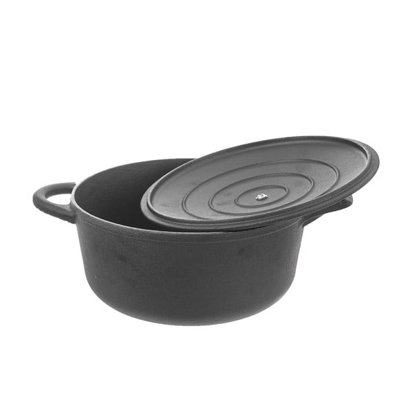 Litinový hrnec s pokličkou na indukci 4 l LITINA – Orion-image-4