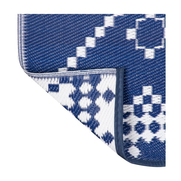 Modro-bílý venkovní koberec Green Decore Amber, 120 x 180 cm-image-3